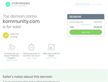 Tablet Screenshot of kommunity.com